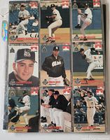 Nine Ottawa Lynx player cards in archival page (Rodney Henderson, Jose Mercedes, Jose Bautista, Carlos Pulido, Chuck Ricci, Wendell Magee, others)