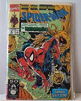 Front cover of Spider-Man #6 in bag and board