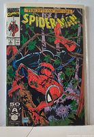 Front cover of Spider-Man #8 comic in protective sleeve