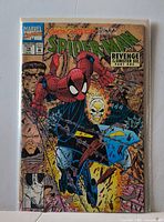 Front cover of Spider-Man #18 comic in protective bag
