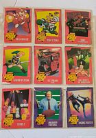 First page showing nine Nintendo Super Power Club cards