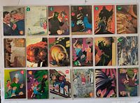 Overview of 20 Goosebumps cards in binder page