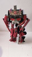 Full robot rear view with size reference marker