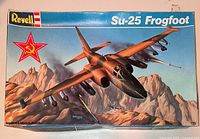 Front of sealed Revell Su-25 Frogfoot model kit box