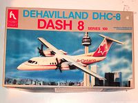 Front of sealed Hobbycraft DeHavilland DHC-8 Dash 8 Series 100 1/72 model kit box