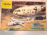 Front of sealed 1/72 Heller Nord 2501 Noratlas model kit box