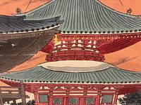 Close-up of central pagoda roof and detailing