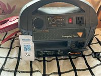 Front view of Xantrex XPower Powerpack 300 showing control panel and handle