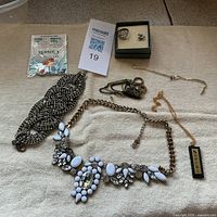 All jewellery pieces laid out together