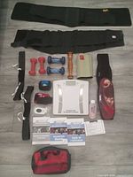 Full layout showing all fitness accessories