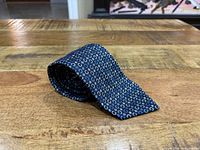 Tie rolled showing front pattern