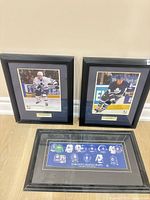 Overview of all three framed pieces