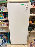 Front view of Wood's upright freezer