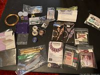 Overview of bench block package, wire coil, bead mat, spools, bead jars, kits