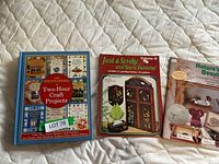 Front covers of all three craft and painting books