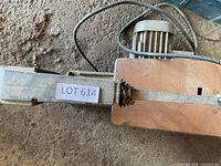 Overall side view displaying motor and base