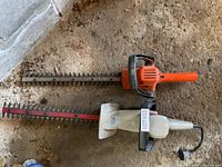 Both hedge trimmers full view