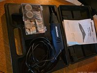 Tool, accessory box, manual inside case