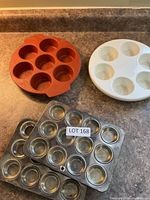 All four pans displayed together