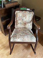 Front view with seat and back cushion in place