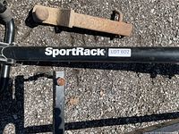 SportRack main horizontal bar with logo and separate rusted drawbar