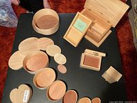 all items laid on black table showing quantity and variety