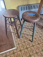 Overall view of both stools side by side
