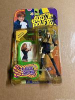 Front view of sealed Felicity Shagwell action figure in blister pack