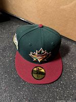 Front view showing colour, logo and size sticker