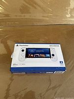 Front of sealed retail box showing Backbone One PlayStation Edition controller