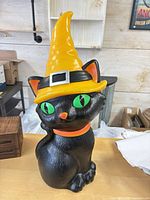 Front view of cat blow-mold light
