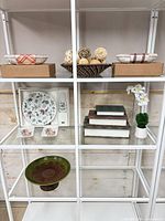 Overview of all items on shelving
