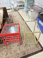 Both side tables front view