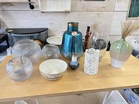 All nine decorative items displayed on tabletop