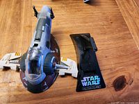 Top view of Slave I on display stand