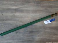 Full view of green rod tube