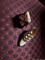 Loafer and boot ceramic ring dishes front view