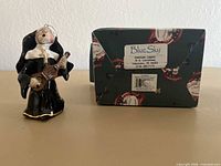 Nun figurine ornament with original box