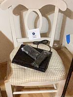 Chair, DVD player, remotes overview