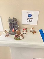 Group shot of all six Wee Forest Folk figurines