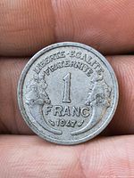 Reverse side with denomination, motto and date