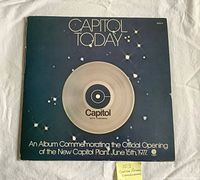 Front cover of gatefold jacket showing title and commemorative text