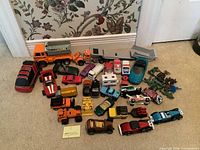 Full group layout of vehicles and soldiers