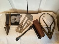 Group shot of all items laid out on white surface