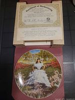 Plate, certificate and box overview