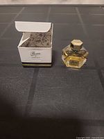 Bottle and box front view