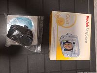 Kodak EasyShare C653 box, software CD in bag, black mesh pouch