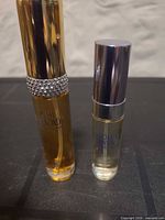 White Diamonds and Violet Eyes rollerball vials upright