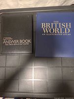 Front covers of both National Geographic hardcovers