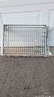 Top view of Samsung dryer shoe rack showing full grid platform